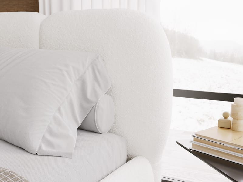 Fito sengeramme med oppbevaring 200x200 cm - hvit - Møbler - Senger - Senger med oppbevaring