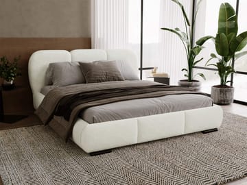 Fito sengeramme med oppbevaring 200x200 cm - hvit - Møbler - Senger - Senger med oppbevaring