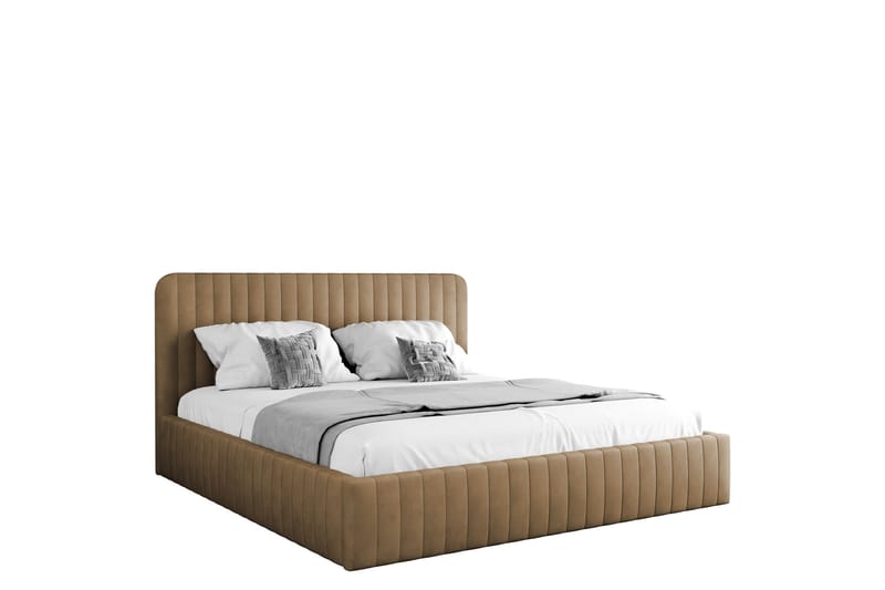 Flanna Sengeramme 140x200 cm, Brun