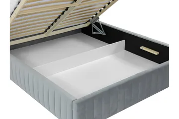 Flanna Sengeramme 140x200 cm - Lys grå - Møbler - Senger - Sengeramme & sengestamme