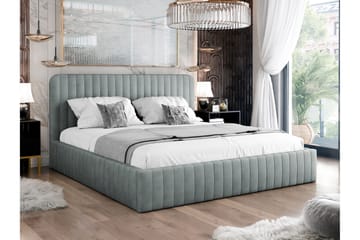 Flanna Sengeramme 140x200 cm - Lys grå - Møbler - Senger - Sengeramme & sengestamme