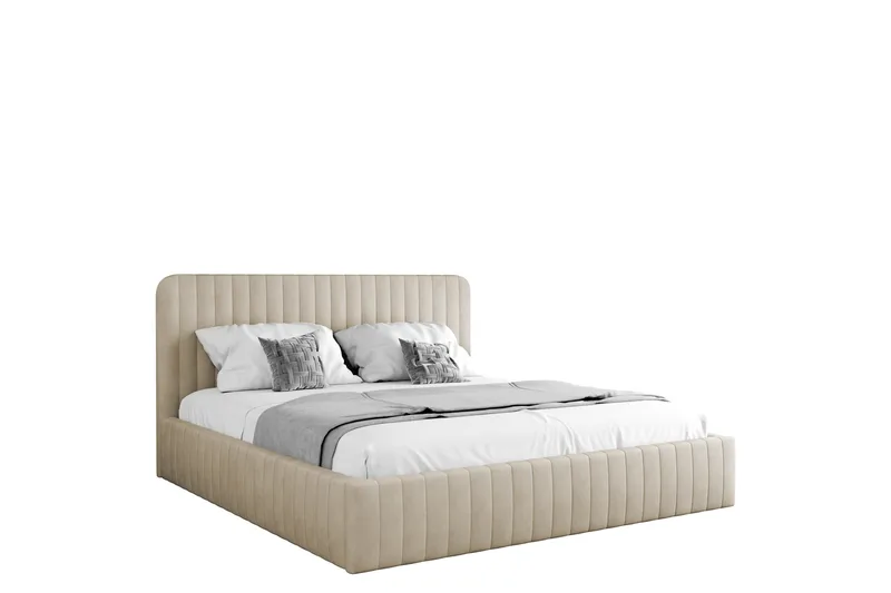 Flanna Sengeramme 160x200 cm - Beige - Møbler - Senger - Sengeramme & sengestamme
