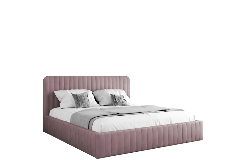 Flanna Sengeramme 160x200 cm, Rosa