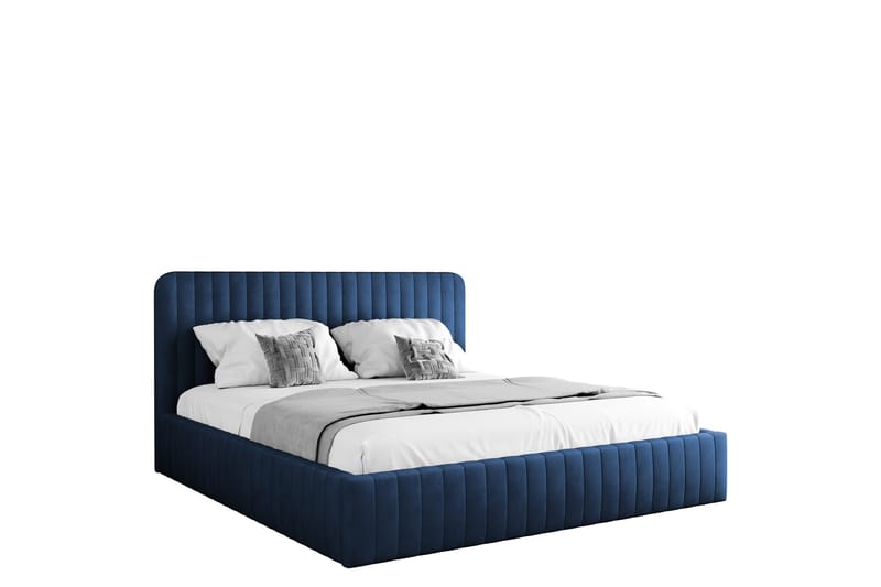 Flanna Sengeramme 180x200 cm, Blå