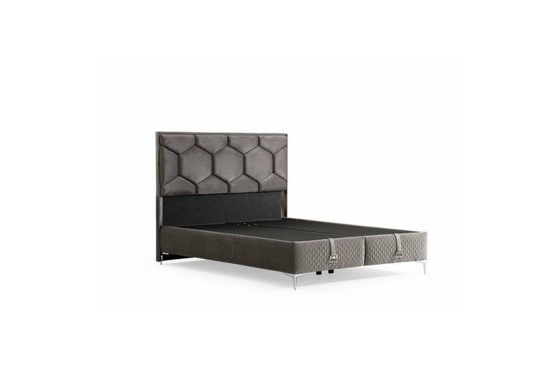 Flona Sengepakke Ramme Seng 180x200 cm - Kullgrå - Møbler - Senger - Rammeseng
