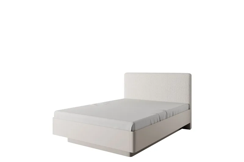 Forba Sengepakke i Tre med Oppbevaring og Sengegavl + Overmadrass, Beige