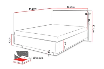 Forba Sengeramme - Beige - Møbler - Senger - Sengeramme & sengestamme