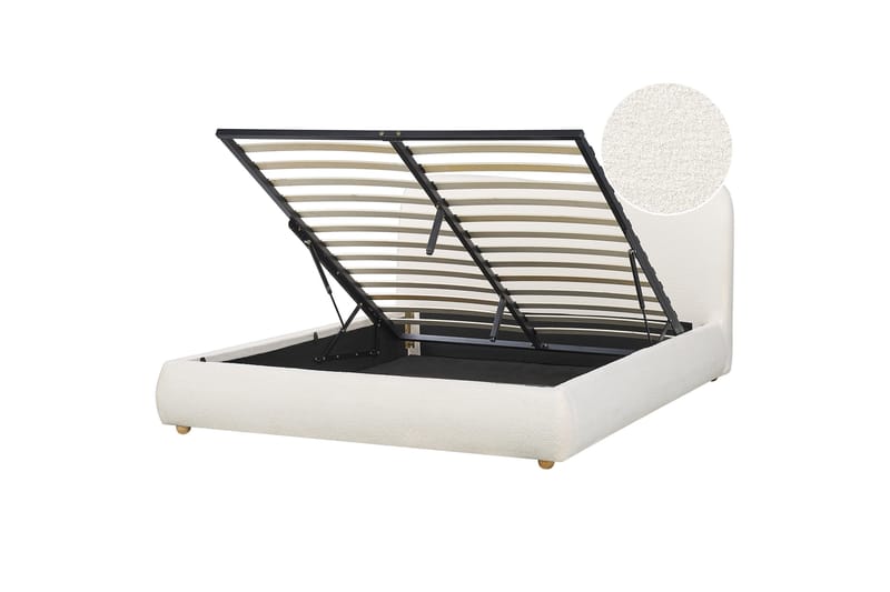 Forrest Sengramme 160x200 cm - Hvit - Møbler - Senger - Senger med oppbevaring