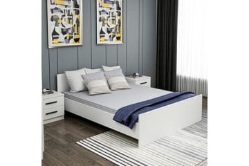Fruitland Sengeramme 160x200 cm - Hvit - Møbler - Senger - Sengeramme & sengestamme