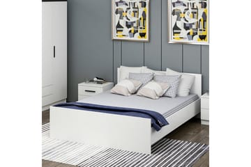 Fruitland Sengeramme 160x200 cm - Hvit - Møbler - Senger - Sengeramme & sengestamme