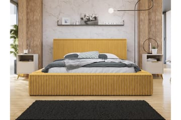 Gadi Sengeramme 140x200 cm - Gul - Møbler - Senger - Sengeramme & sengestamme