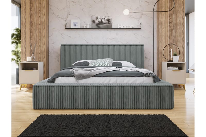 Gadi Sengeramme 160x200 cm - Mørk grå - Møbler - Senger - Sengeramme & sengestamme