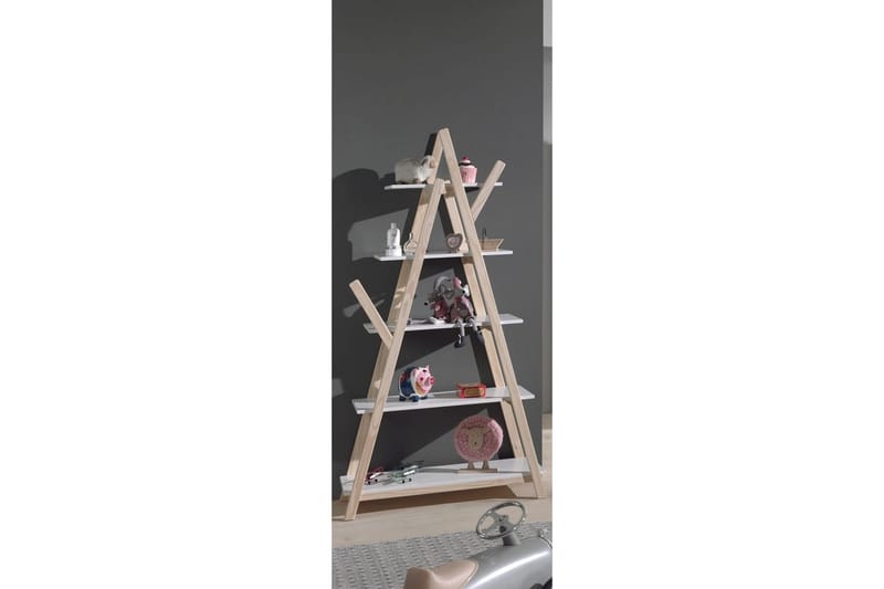 Garderobe med seng nattbord skrivebord bokhylle Kiddy - Møbler - Senger - Møbelsett til soverom