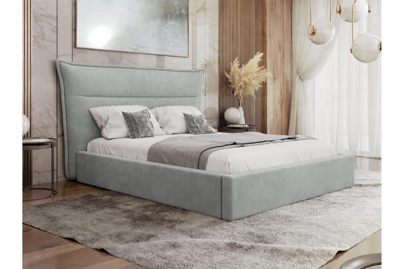 Gare Sengeramme 140x200 cm - Lys grå - Møbler - Senger - Sengeramme & sengestamme