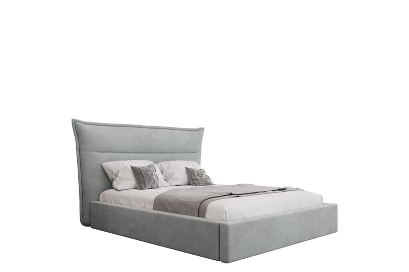 Gare Sengeramme 140x200 cm, Lys grå