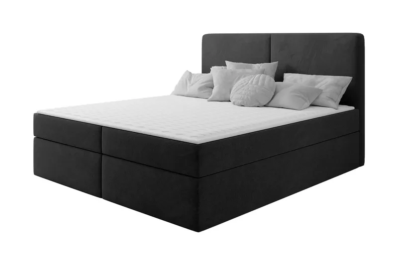 Garris Sengpakke Kontinentalseng 160x200 cm, Svart