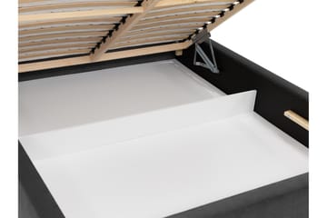 Garson Sengeramme 140x200 cm - Svart - Møbler - Senger - Sengeramme & sengestamme