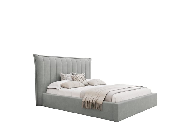 Garson Sengeramme 160x200 cm, Lys grå