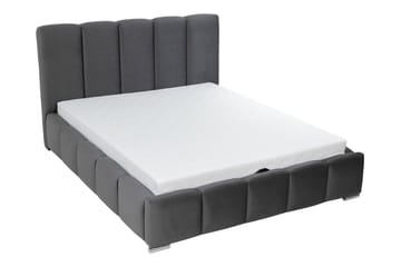 Gioia Oppbevaringsseng 140x200 cm - Grå - Møbler - Senger - Senger med oppbevaring