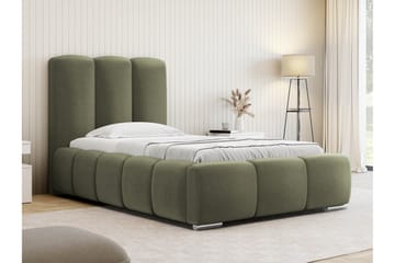 Gioia Sengeramme med Oppbevaring 90x200 cm - Grønn - Møbler - Senger - Sengeramme & sengestamme