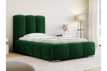 Gioia Sengeramme med Oppbevaring 90x200 cm - Grønn - Møbler - Senger - Sengeramme & sengestamme
