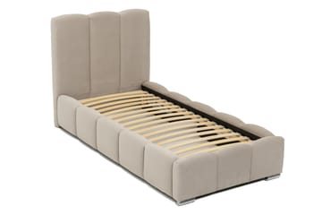 Gioia Sengeramme med Oppbevaring 90x200 cm - Rosa - Møbler - Senger - Sengeramme & sengestamme