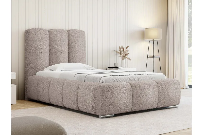 Gioia Sengeramme med Oppbevaring 90x200 cm - Rosa - Møbler - Senger - Sengeramme & sengestamme