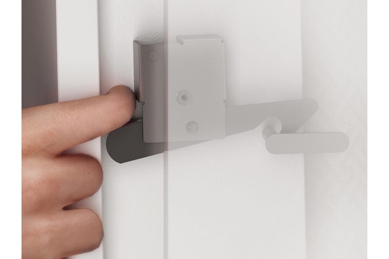 Rauk Nattskap 135x46 cm - Grå - Møbler - Senger - Gjesteseng & ekstraseng - Skapseng