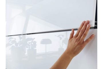 Rauk Nattskap 135x46 cm - Grå - Møbler - Senger - Gjesteseng & ekstraseng - Skapseng