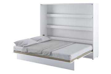 Rauk Sammenleggbart Sengeskap 211x188 cm - Hvit - Møbler - Senger - Gjesteseng & ekstraseng - Skapseng