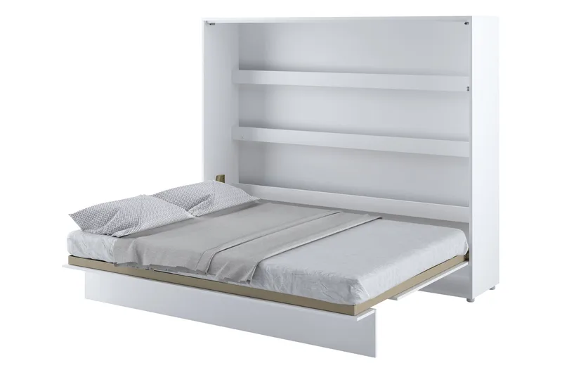 Rauk Sammenleggbart Sengeskap 211x188 cm - Hvit - Møbler - Senger - Gjesteseng & ekstraseng - Skapseng