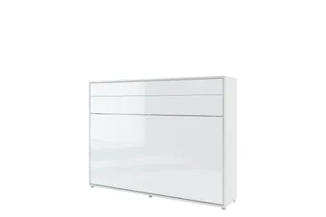 Rauk Sengeskap Sammenleggbar Sengbar 211 cm Rektangulær i Malt Tre - Hvit - Møbler - Senger - Gjesteseng & ekstraseng - Skapseng