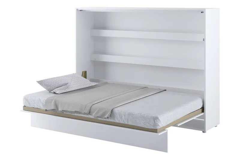 Rauk Sengeskap Sammenleggbar Sengbar 211 cm Rektangulær i Malt Tre - Hvit - Møbler - Senger - Gjesteseng & ekstraseng - Skapseng