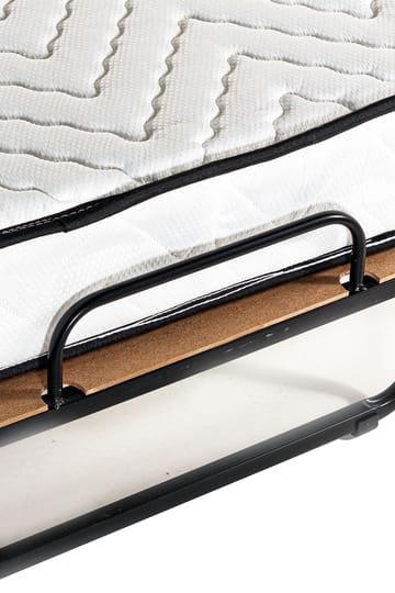 Remina Klappseng 80x190 cm - hvit og svart - Møbler - Senger - Gjesteseng & ekstraseng - Uttrekkbar seng