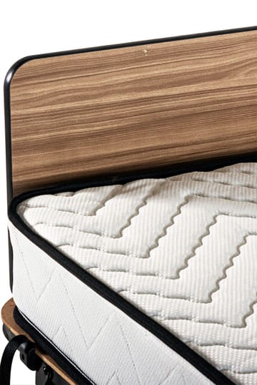 Remina Klappseng 80x190 cm - hvit og svart - Møbler - Senger - Gjesteseng & ekstraseng - Uttrekkbar seng