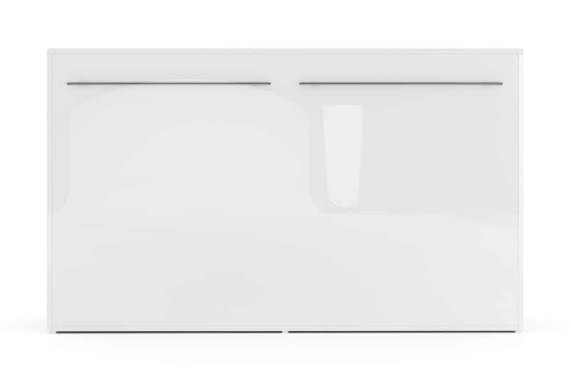 Compact Sengeskap Horisontalt 120x200 - Hvit høyglans - Skapseng
