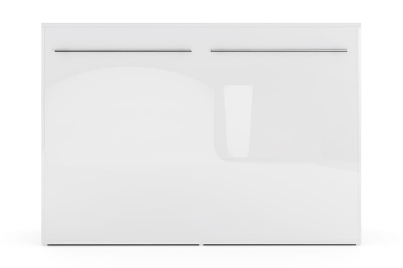 Compact Sengeskap Horisontalt 140x200 - Hvit høyglans - Skapseng