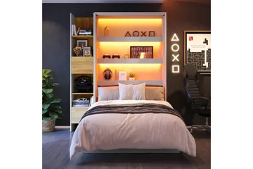 Grianan Sängskåp 120x200 cm beige - Møbler - Senger - Gjesteseng & ekstraseng - Skapseng