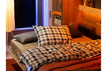 Grianan Sängskåp 120x200 cm Grey - Møbler - Senger - Gjesteseng & ekstraseng - Skapseng