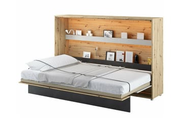 Grianan Sengeskap 120x200 cm - Grå - Møbler - Senger - Gjesteseng & ekstraseng - Skapseng