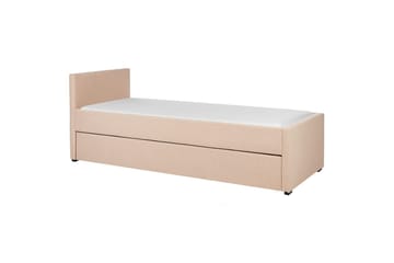 Uttrekkbar seng Marmande - Rosa - Møbler - Senger - Gjesteseng & ekstraseng - Uttrekkbar seng