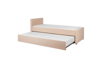 Uttrekkbar seng Marmande - Rosa - Møbler - Senger - Gjesteseng & ekstraseng - Uttrekkbar seng