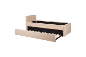 Uttrekkbar seng Marmande - Rosa - Møbler - Senger - Gjesteseng & ekstraseng - Uttrekkbar seng