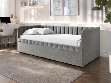 Valek sengramme 90x200 cm - grå - Møbler - Senger - Gjesteseng & ekstraseng - Uttrekkbar seng