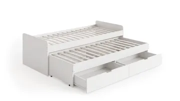 Granvik Sengeramme 90x200 cm uttrekkbar med ekstraseng og oppbevaring – uten madrass - Møbler - Senger - Sengeramme & sengestamme