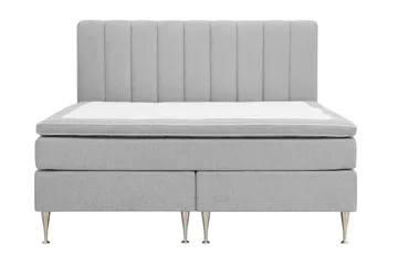 Hilton High Komplett Sengpakke 160x200 cm - Grå - Møbler - Senger - Kontinentalsenger