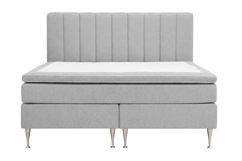 Hilton High Komplett Sengpakke 160x200 cm - Grå - Møbler - Senger - Kontinentalsenger