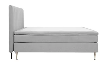 Hilton High Komplett Sengpakke 160x200 cm - Grå - Møbler - Senger - Kontinentalsenger