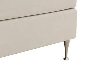 Hilton High Komplett Sengpakke 160x200 cm - Lys beige - Møbler - Senger - Kontinentalsenger