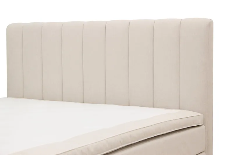 Hilton High Komplett Sengpakke 160x200 cm - Lys beige - Møbler - Senger - Kontinentalsenger